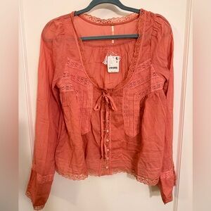 Free people forevermore long sleeve top